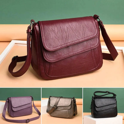 👜【Při koupi 1 získáte 1 zdarma】👛2026 malá čtvercová měkká kožená taška taška přes rameno z pravé kůže👛