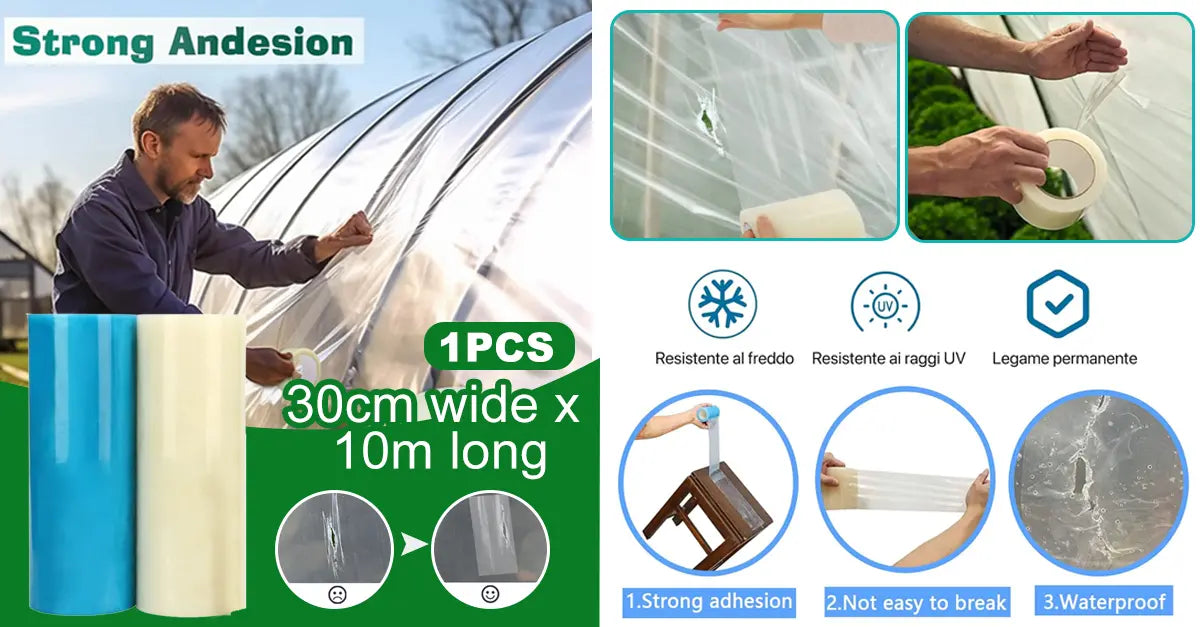 🌳👍【30cm x 10M】🔥【SLEVA 45 %】🌳👍Úžasná páska na opravu kůlny