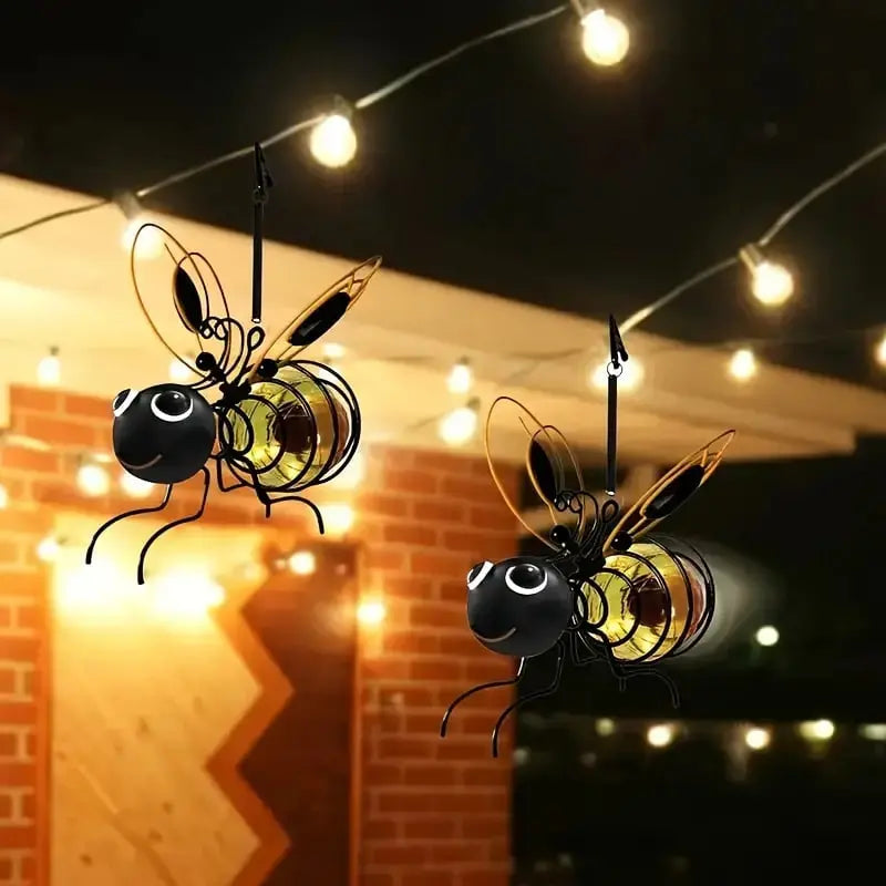 🔥🐝Venkovní závěsná solární lampička ve tvaru včelky