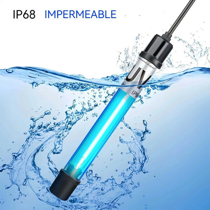 🐟🐠🌿Ponorná UV sterilizační lampa s časovačem pro akvária