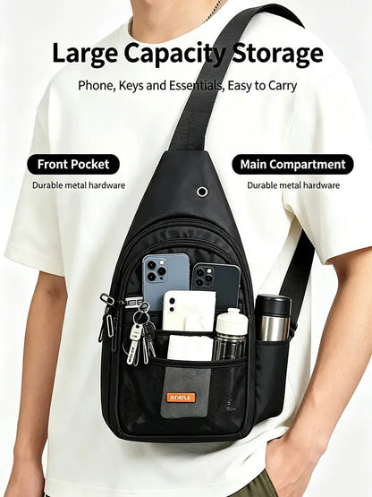 ✨🎒Nová taška přes rameno, voděodolná outdoorová taška s Bluetooth reproduktorem.
