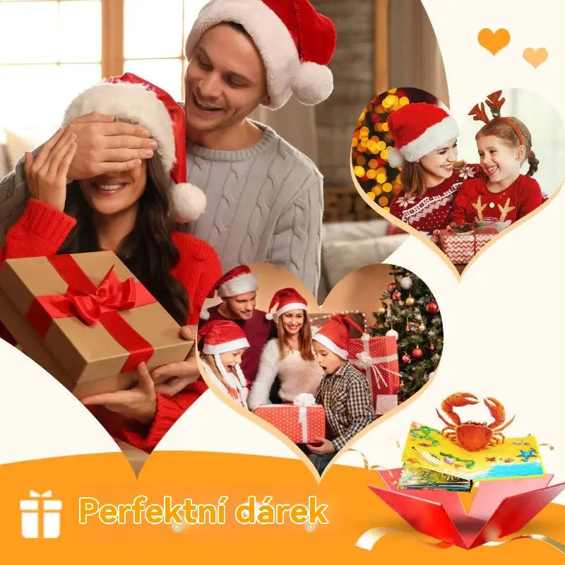 🎁🎁 3D kniha se zvířátky
