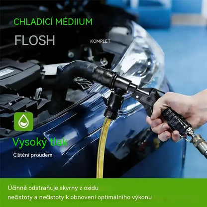 Pneumatická odvzdušňovací pistole pro čištění chladiče