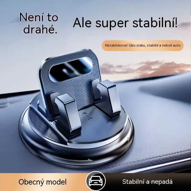 🎯 50% SLEVA NA VŠE! Otočný držák telefonu – bezpečné uchycení na palubní desku, vysoce přilnavá guma 🧭🔄 【Kvalita zaručena】