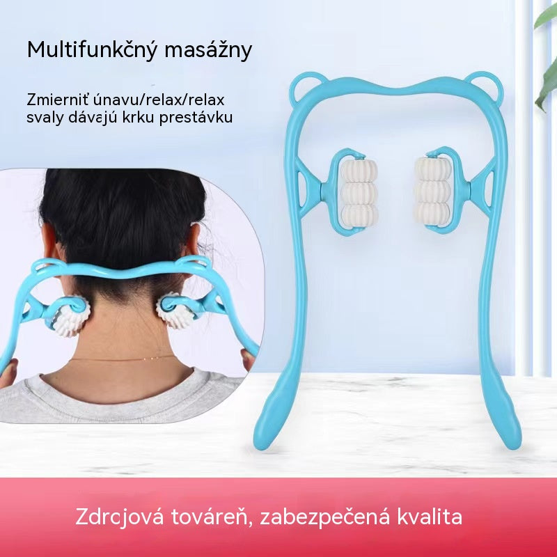 Manuální masážní klip na krční páteř k úlevě od bolesti