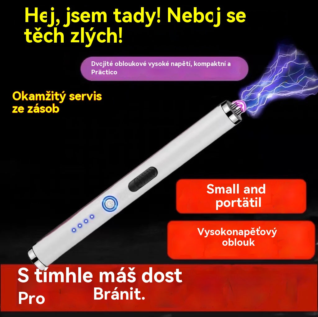 🎁50% SLEVA🎁 Oblouková svítilna pro sebeobranu 4 v 1