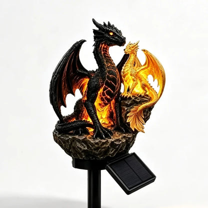 🐉Solární zahradní lampa Dragon Legacy – edice Golden Ember