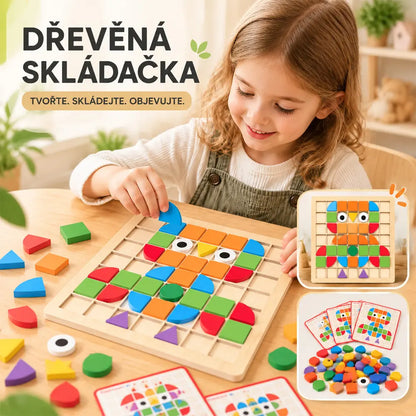 👶🥰Dětské 3D mozaikové puzzle, vzdělávací stavebnice