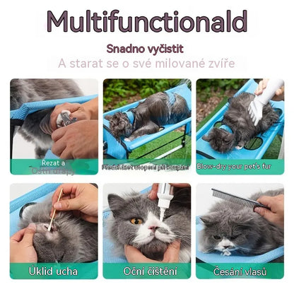 🐱🐶Skládací pelíšek pro péči o domácí mazlíčky 2 v 1