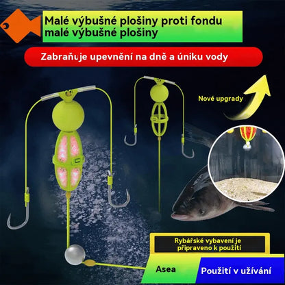 🎣【5/10 kusů】Dvojitý háček Reverse Bottom Bait Cage, i začínající rybáři mohou chytat velké ryby