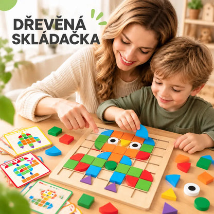 👶🥰Dětské 3D mozaikové puzzle, vzdělávací stavebnice