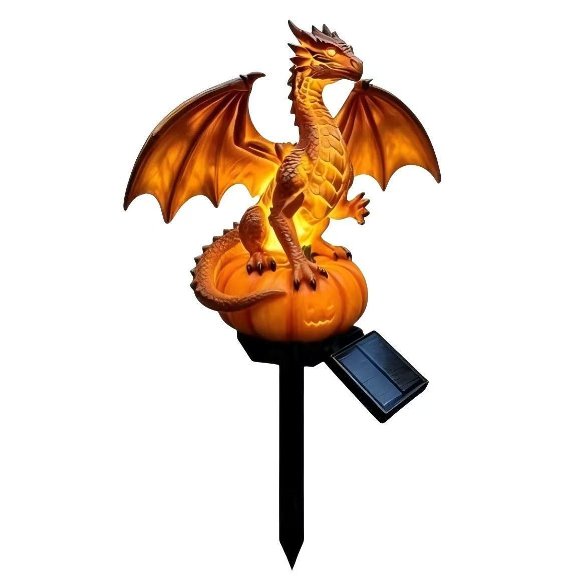 🐉Solární zahradní lampa Dragon Legacy – edice Golden Ember