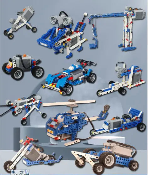 🤖🧩 【Limitovaná sleva 50 %】Elektrický stavebnicový robot pro děti