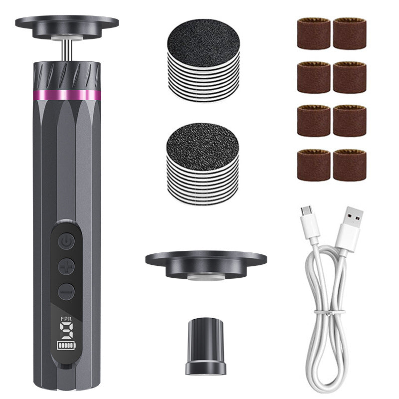 🦶 ČASOVĚ OMEZENÁ AKCE 50% SLEVA! ⚡ Dobíjecí elektrický pilník na nohy – 9 rychlostí, LCD displej, nabíjení přes USB-C ✨