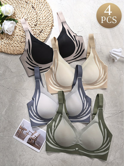 😍【Balenie po 2】Bezdrôtová podprsenka pre ženy, jednodielna❤️【40-85KG】