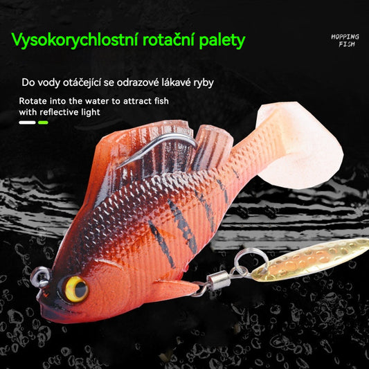 🎣【6 ks】 měkké rybářské nástrahy s několika předmontovanými jigovými hlavičkami