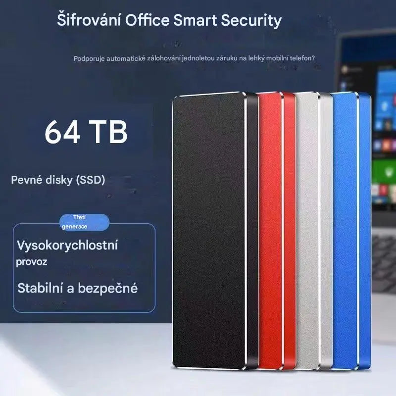 🎉【🔥Prodáno více než 9999 kusů】Ultrarychlý přenosný pevný disk s rychlostí 150 MB/s [8 TB]