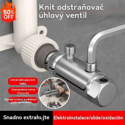 💦🚿Odstraňovač přetržených závitů pro rohový ventil, univerzální baterie