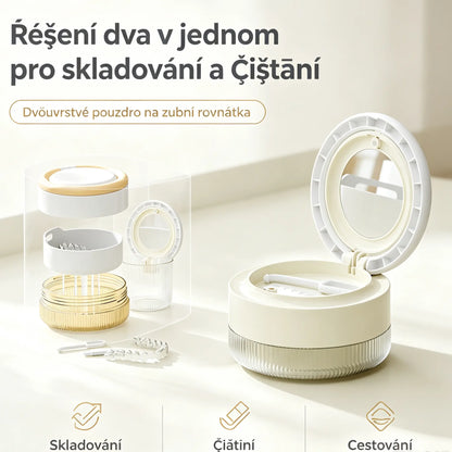 🦷✨MULTIFUNKČNÍ ÚLOŽNÝ KRABIČKA – KOMPAKTNÍ, HYGIENICKÁ, VŠE V JEDNOM