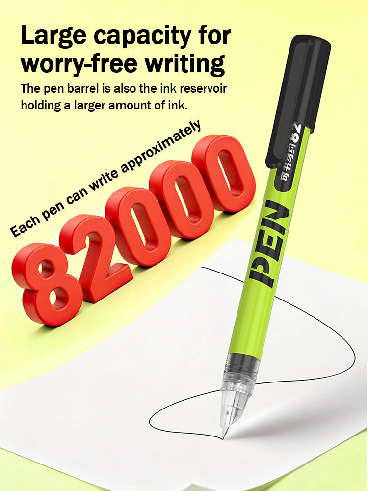 【12 per】🖋️Plnicí pero s přímým průtokem a vysokou kapacitou s hrotem EF, které nevyžaduje výměnu náplně!