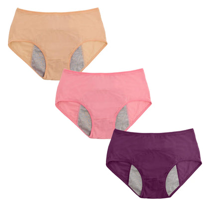 🔥🔥【3 Pack】nové vylepšené nepromokavé slipy s vysokým pasem – pohodlné a šetrné k pokožce