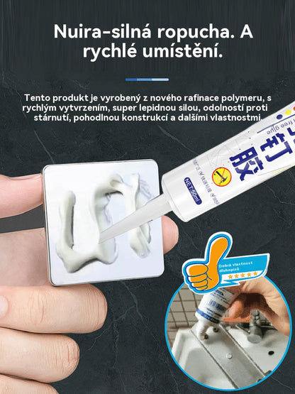 💥Praktické víceúčelové lepidlo bez hřebíků: Voděodolné bez vrtání, lze použít na kov, plast, dlaždice, keramiku, sklo a dřevo.