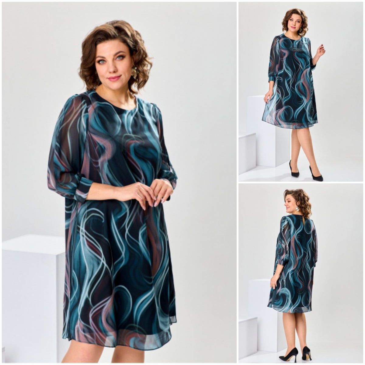🔥【SLEVA 49 %】🍁 🍁【S~5XL】💖Vysoce kvalitní elegantní šaty