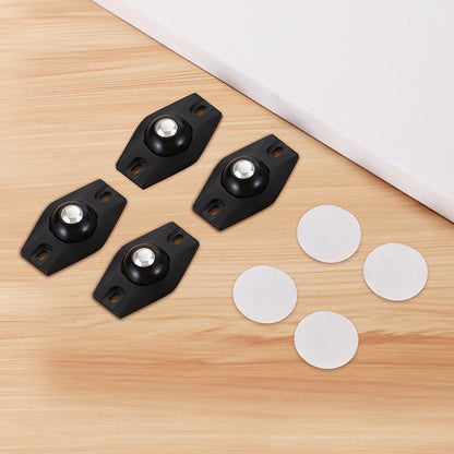 12pcs 🎁 Univerzální sada samolepicích koleček s otočením o 360° ✨ Plynulý pohyb o 360° pro popelnice, krabice a nábytek