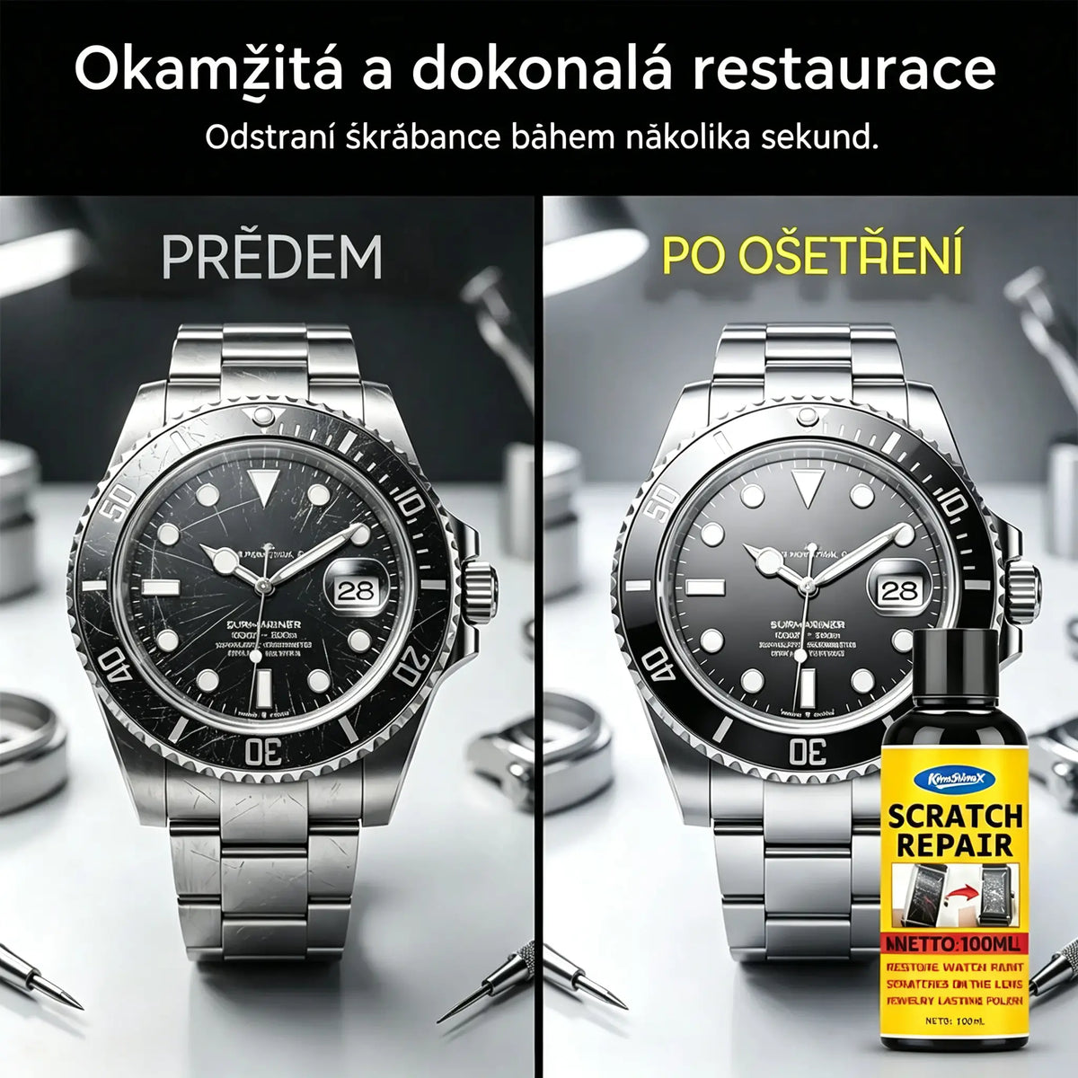 ✨Kupte jeden, druhý dostanete zdarma🛡️Multifunkční lešticí pasta pro opravu škrábanců