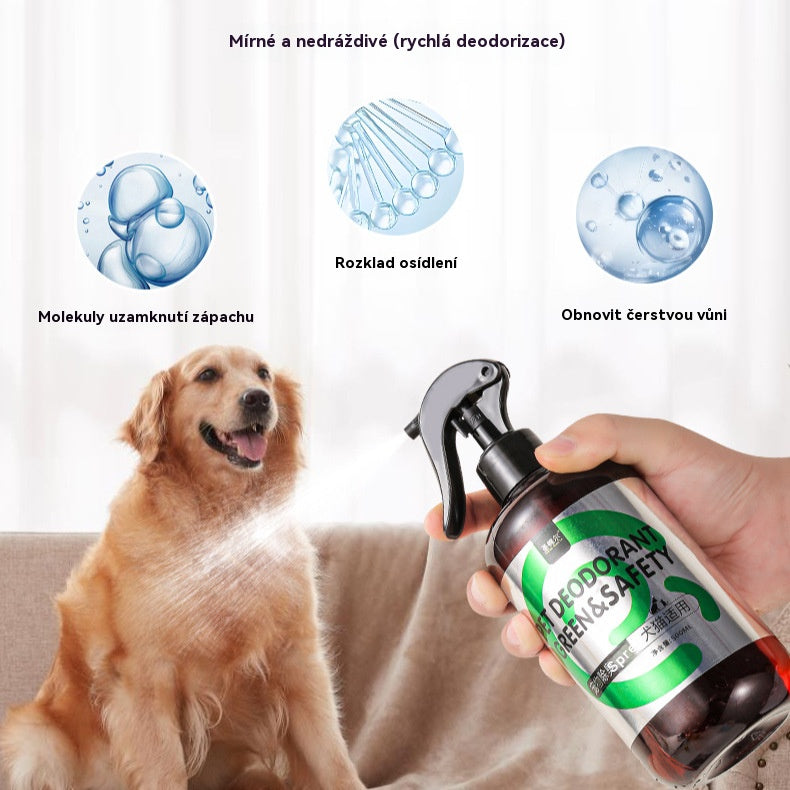✨【Koupit 1 získat 1 zdarma】🐶🐱Deodorační sprej pro domácí mazlíčky odstraňuje pachy a ničí bakterie