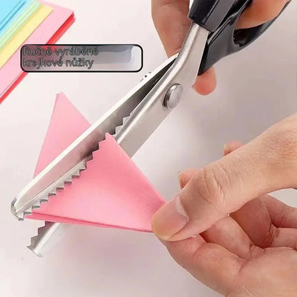 🔥Kupte 1 a získejte 1 zdarma✂️ Profesionální vroubkované nůžky – Ostré vroubkované nůžky na látku