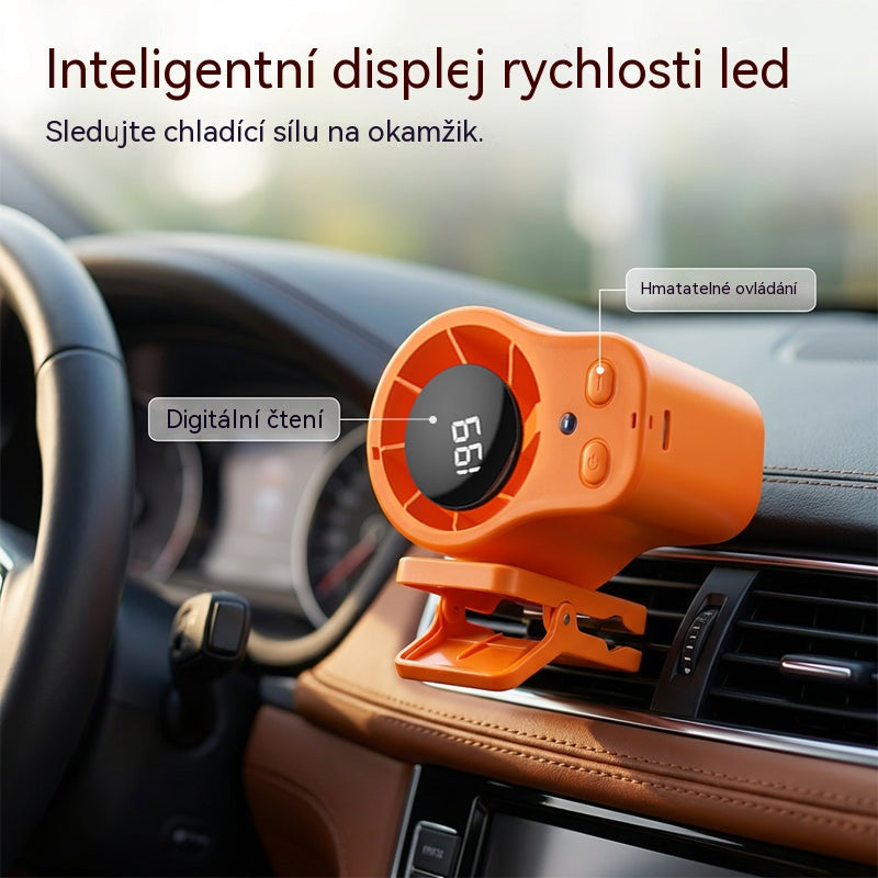 📢Hands-Free osobní chladicí ventilátor s LED displejem