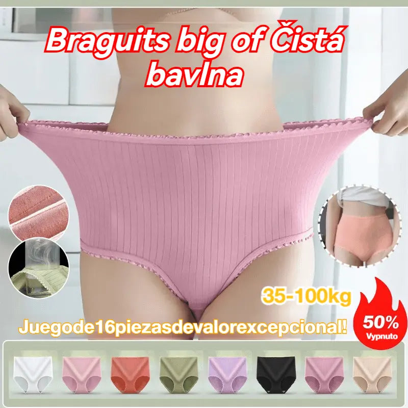 💖(Kupte 8 a získejte 8 zdarma) Poslední den s 50% slevou: Voděodolné antibakteriální kalhotky s vysokým pasem