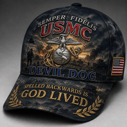 🦅Gorra de béisbol Faith del Cuerpo de Marines de EE. UU.