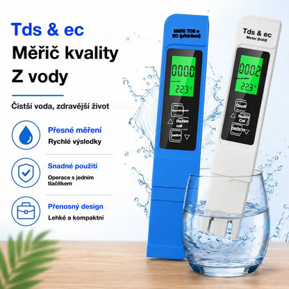 💧3v1 TDS měřič kvality vody