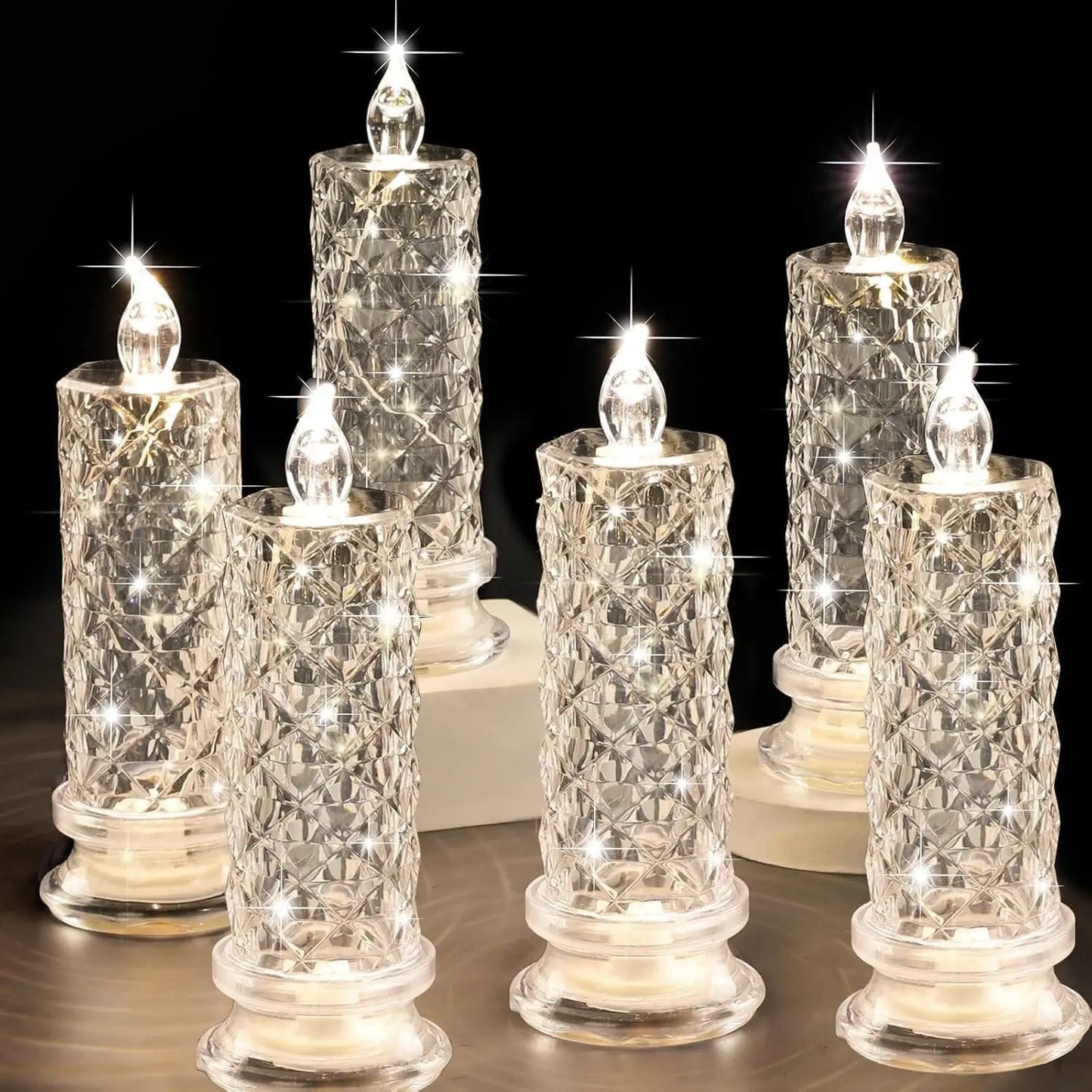 🎄Kupte 1, dostanete 2 zdarma! 🎅 Bezplamenné LED svíčky – bezpečné, odolné a plné sváteční nálady ✨🕯️