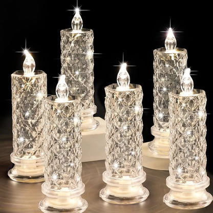 🎄Kupte 1, dostanete 2 zdarma! 🎅 Bezplamenné LED svíčky – bezpečné, odolné a plné sváteční nálady ✨🕯️