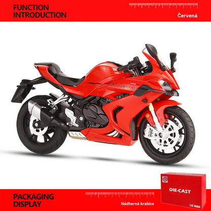 🏍️ Give the dárek excitement! 🎁Model motocyklu v měřítku 1:12