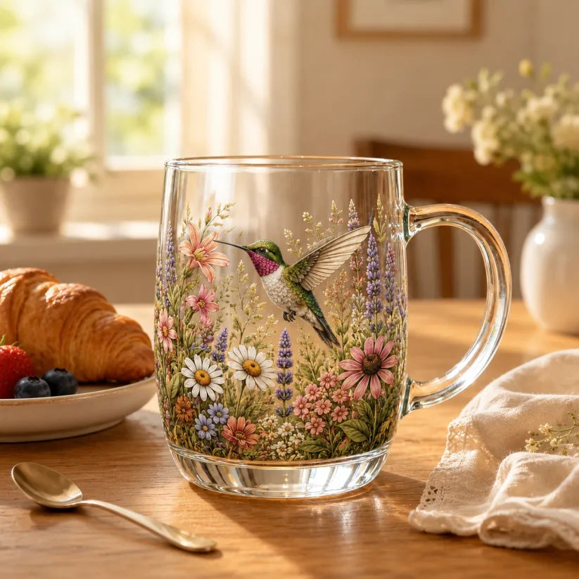 🌸 Limitovaná edice kolekce sklenic Garden Morning Bliss 2026 ☕🐦