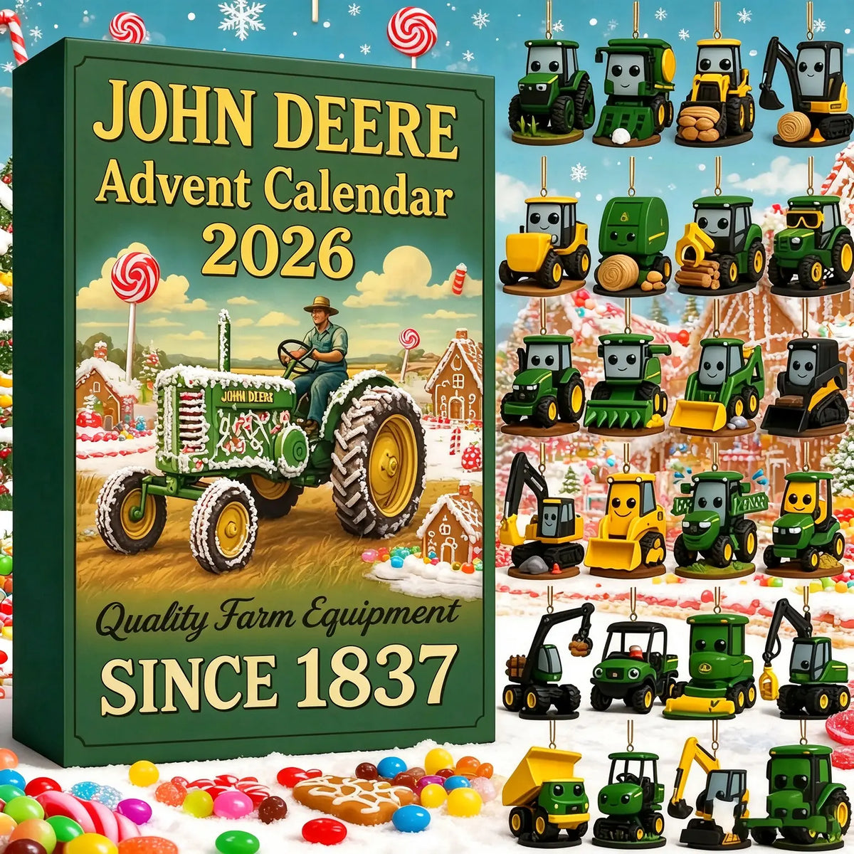 🎁🎁24 dnů *Adventní kalendář John Deere