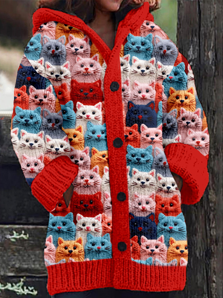 [30% OFF🔥]【S~6XL】🥰Nový pohodlný retro svetr kardigan