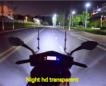 💥💥🏍️【2,0MM tloušťka 37/45/50CM výška】 nové čelní sklo na motocykl elektrické vozidlo univerzální čelní sklo