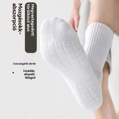 😍🧦【10 párů】 Pánské dlouhé sportovní ponožky, odvádějí pot, tlumí nárazy, chrání paty, odolají zápachu, jsou prodyšné, vhodné na basketbal a každodenní sporty.