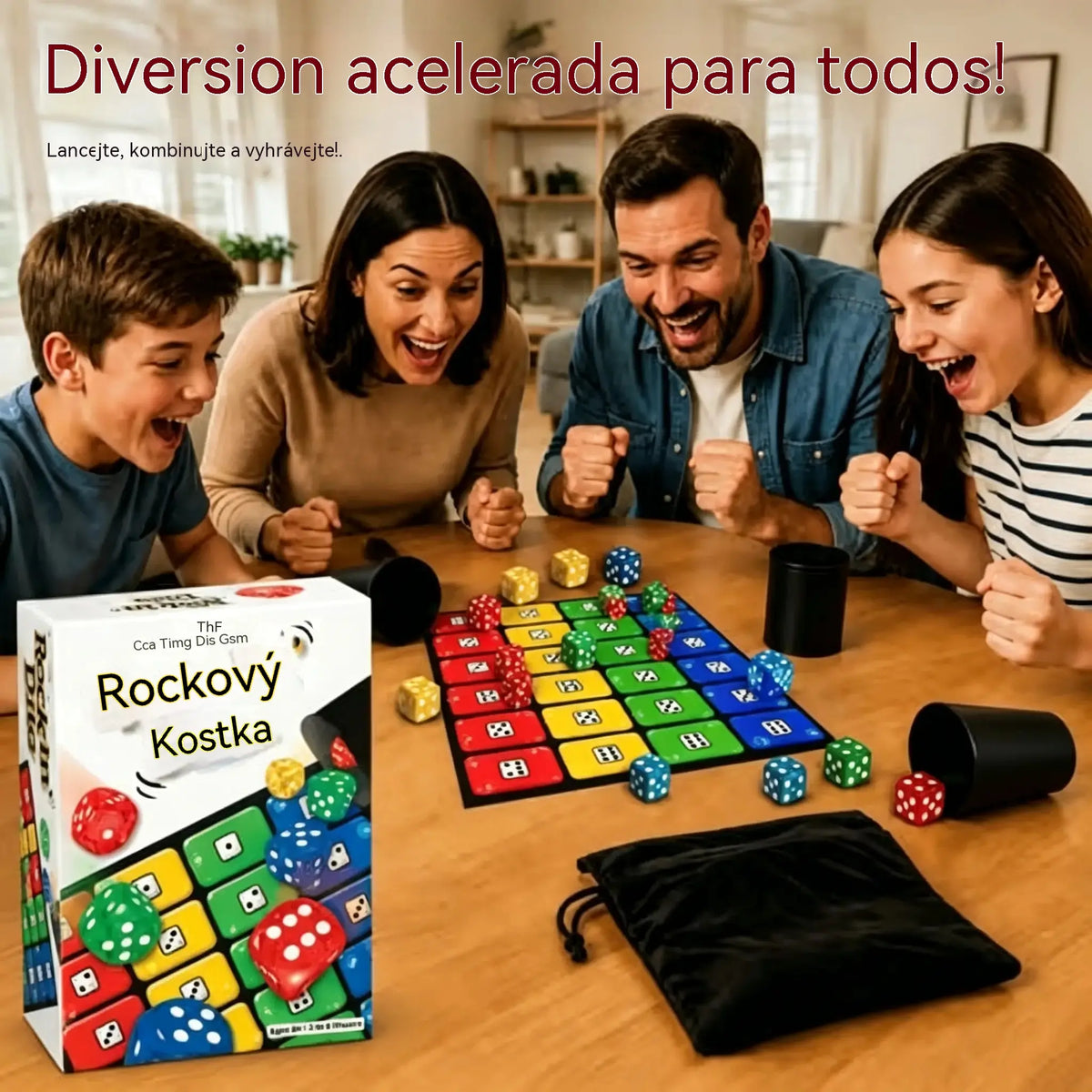 🎲👨‍👩‍👧‍👦Oblíbená desková hra s kostkami Ligreto