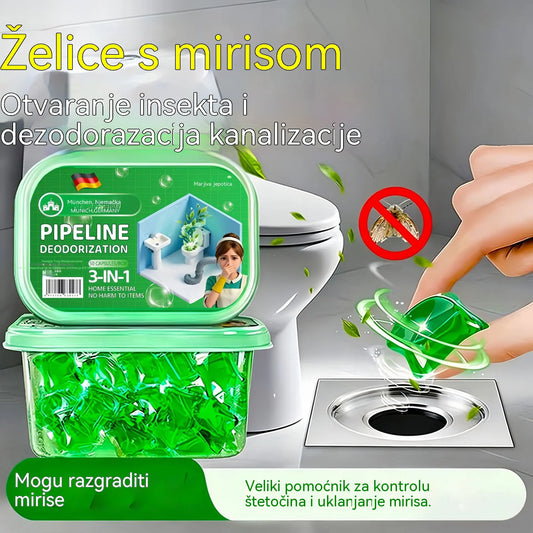 3 balení (150 tablet) za 570Kč– 🔥🎉 Jsou vyprodané! Koupilo si je 30 000 lidí 🎉. Bioenzymatické kapsle na odstranění nepříjemných pachů z odpadů.