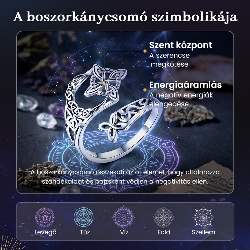 [Kupte 1, dostanete 1 zdarma] Nastavitelný prsten s keltským čarodějnickým uzlem – Nekonečno, síla a styl na dosah ruky ✨💍