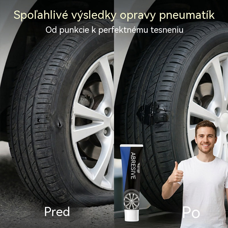 Sada lepidla na opravu pneumatik – rychle schne, silná přilnavost – platba na dobírku
