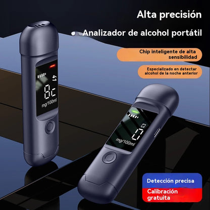 🍷 Přesný přenosný alkohol tester – Změř si hladinu před jízdou