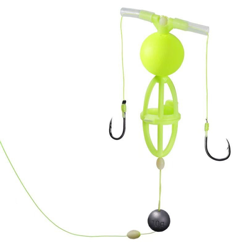 🎣【5/10 kusů】Dvojitý háček Reverse Bottom Bait Cage, i začínající rybáři mohou chytat velké ryby