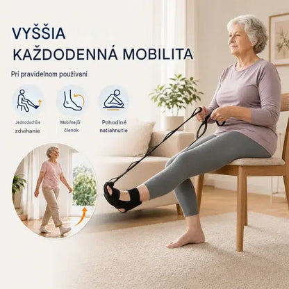 ？？【2 ks】Naťahovací pás a strečing väzov na jogu a fitness – priedušný a nastaviteľný popruh na členky a chodidlá, regeneráciu a flexibilitu